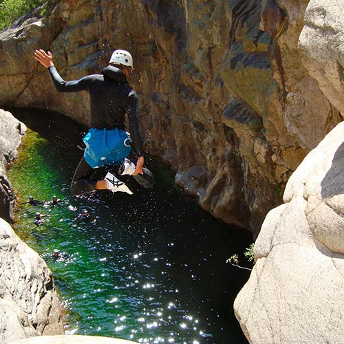 Canyoning en Corse proche de Porto-Vecchio