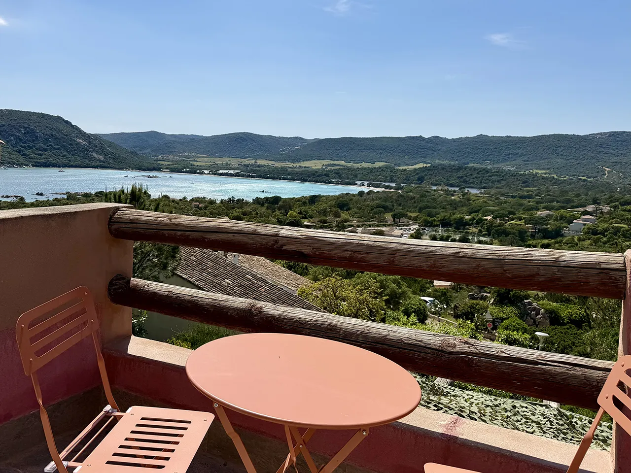 Balcon Location Villa 2-4 personnes Santa Giulia Porto-Vecchio