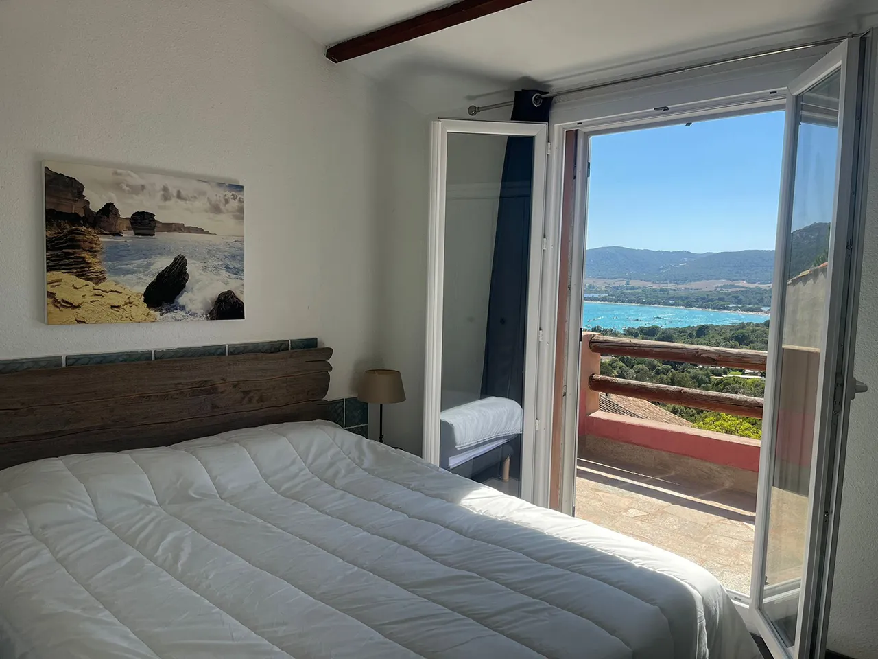 Vue mer Location Villa 2-4 personnes Santa Giulia Porto-Vecchio