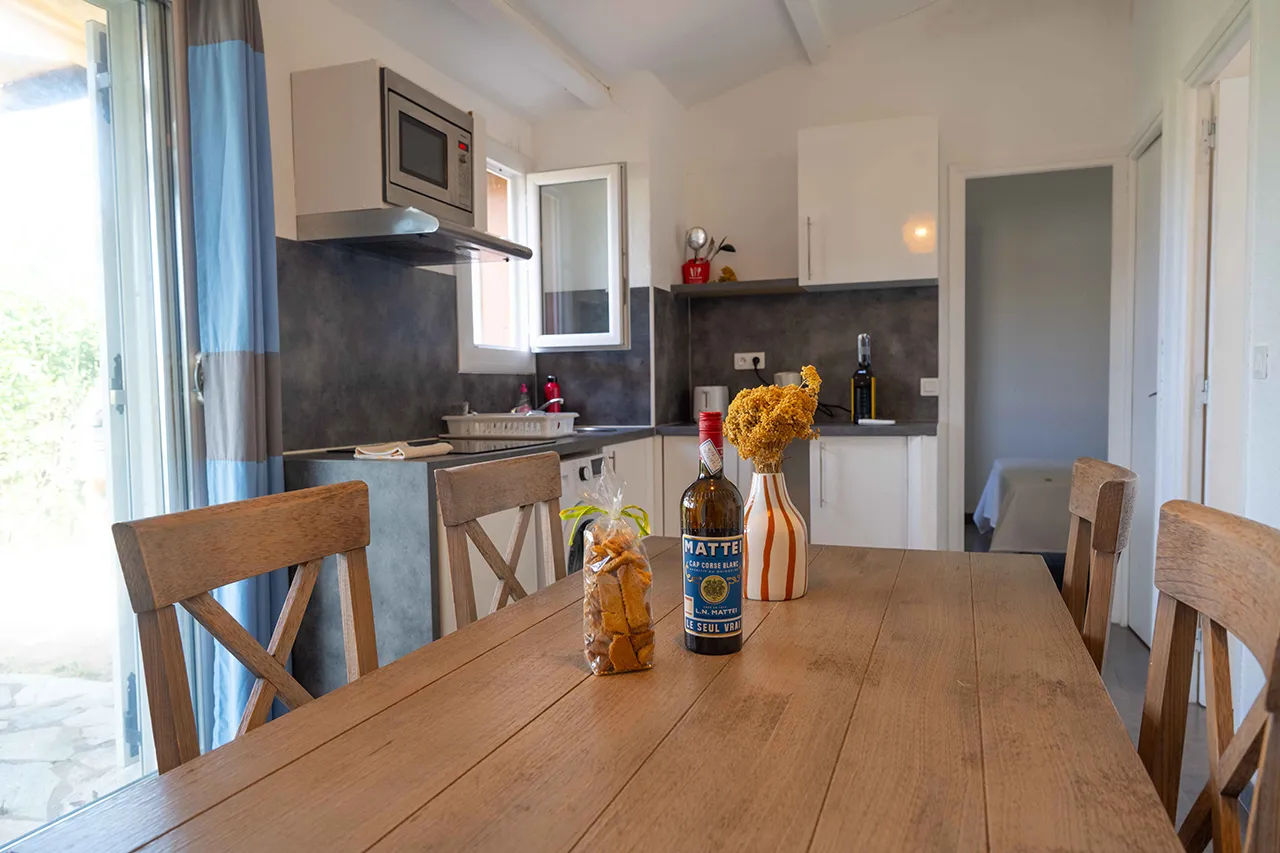 Cuisine Location Villa 2-4 personnes Santa Giulia Porto-Vecchio