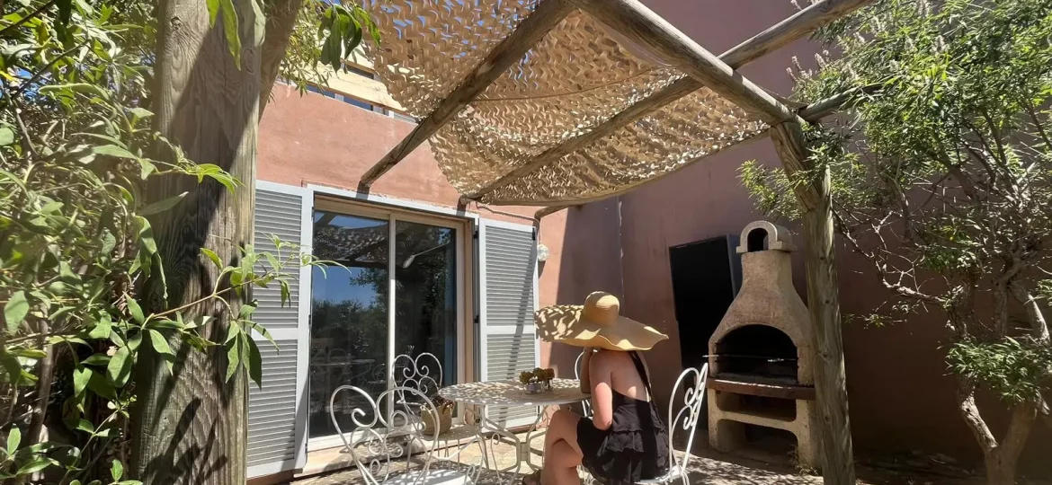 Terrasse location T2 à Santa Giulia