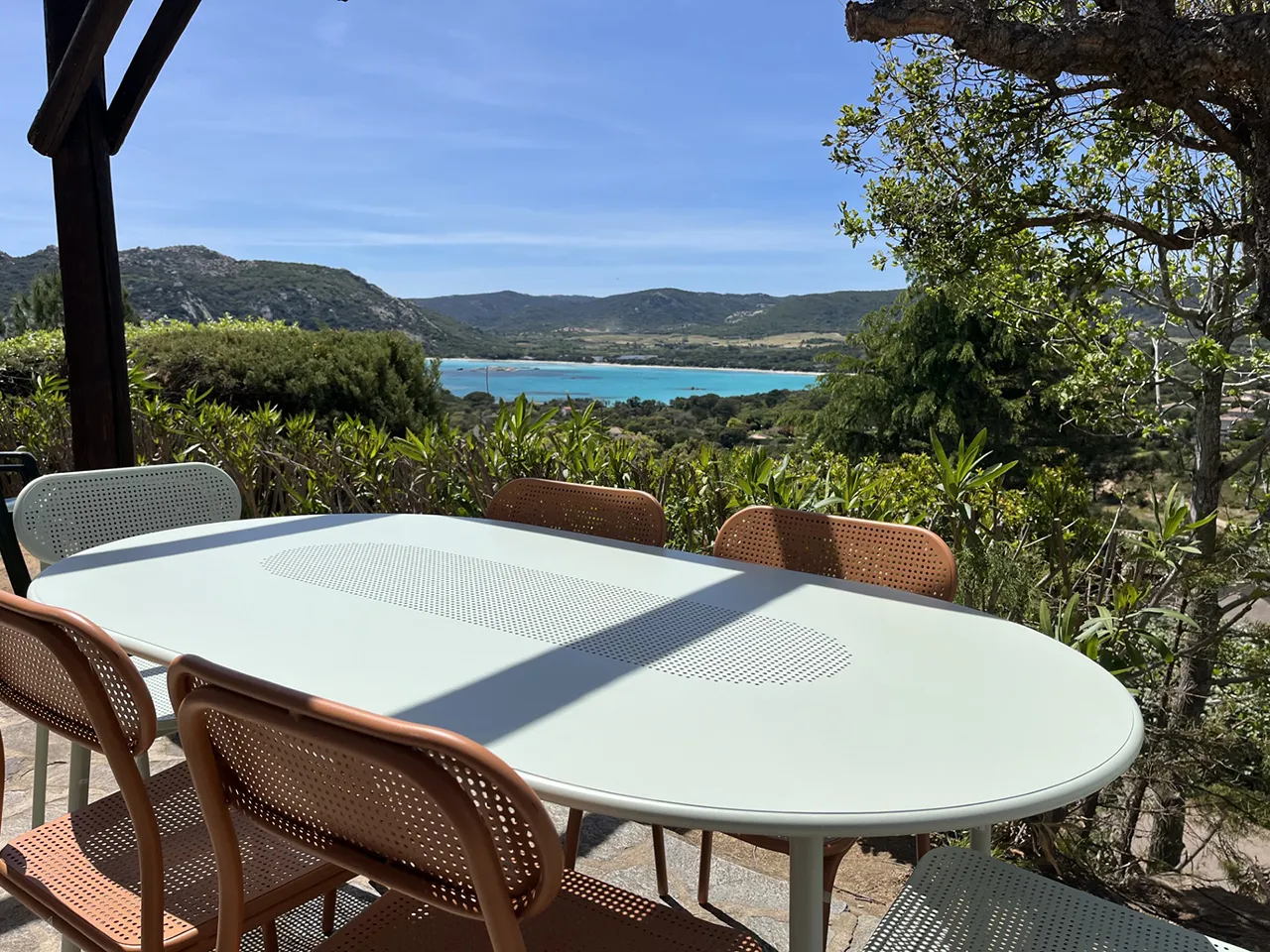 Terrasse Location Villa 4-6 personnes Santa Giulia Porto-Vecchio