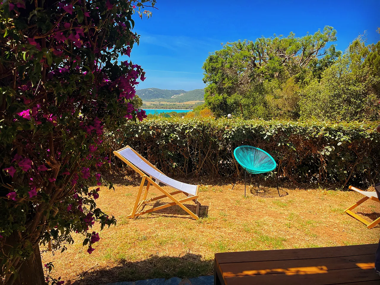 Jardin Location Villa 4-6 personnes Santa Giulia Porto-Vecchio