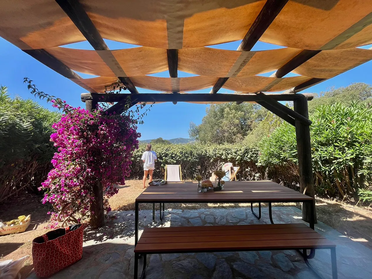 Terrasse Location Villa 4-6 personnes Santa Giulia Porto-Vecchio